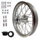 REX WHEELS (EXCEL) PROMOCJA KOMPLETNE KOŁO TYLNE 18 CALI 18-2,15 YAMAHA YZF 250/450 ' 09-, SREBRNA OBRĘCZ / SREBRNA PIASTA / SRE