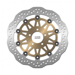 NG 2021/06 TARCZA HAMULCOWA PRZÓD KAWASAKI ZR1100 '92-98, ZXR1100 '99-00, ZX-9R '00-01 (310X61X5MM) (5X10,5MM) WAVE PŁYWAJĄCA