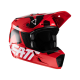 LEATT (nowy kod 2022) KASK MOTO 3.5 V22 HELMET RED KOLOR CZERWONY/CZARNY ROZMIAR L 59-60 CM