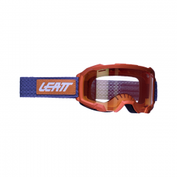 LEATT (nowy kod 2022) GOGLE ROWEROWE VELOCITY 4.0 MTB IRIZ GOGGLE RUST BRONZE UC 68% - KOLOR RDZAWY/GRANATOWY SZYBKA LUSTRZANA B