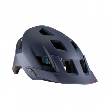 LEATT (nowy kod 2022) KASK ROWEROWY MTB ALLMTN 1.0 V22 HELMET DUSK KOLOR GRANATOWY ROZMIAR S 51-55 CM