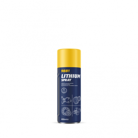 MANNOL LITHIUM SPRAY SMAR LITOWY W SPRAYU 400 ML (9881) (12)