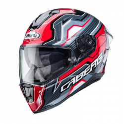 CABERG (2022) KASK INTEGRALNY Z BLENDĄ MODEL DRIFT EVO LB29 (PINLOCK) KOLOR CZARNY/SZARY/CZERWONY ROZMIAR S