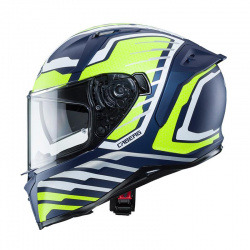 CABERG (2022) KASK INTEGRALNY AVALON FORGE KOLOR NIEBIESKI/BIAŁY/ŻÓŁTY FLUO MAT ROZMIAR L