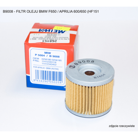 MIW (MEIWA) FILTR OLEJU BMW F650 / APRILIA 600/650 (HF151)