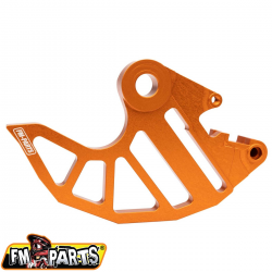 FM-PARTS OSŁONA ALUMINIOWA TARCZY HAMULCOWEJ TYLNEJ KTM/HUSQVARNA/GAS GAS '03-22' KOLOR POMARAŃCZOWY