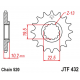 JT 2021/12 ZĘBATKA PRZEDNIA 435 11 SUZUKI RM 250 '87-'12 (43511JT) (ŁAŃC. 520)