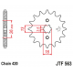 JT 2021/12 ZĘBATKA PRZEDNIA 415 15 SUZUKI TS 50, YAMAHA DT 50MX (41515JT) (ŁAŃC. 420)
