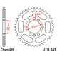 JT 2021/12 ZĘBATKA TYLNA 843 45 YAMAHA DT 80LC '83-84 (-3), DT 125 LC (-4), SR 125 '80-'94 (-4) (84345JT) (ŁAŃC. 428)