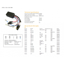 DZE MODUŁ ZAPŁONU CDI POLARIS 500 '00-'03 (OEM 3086982, 3087169)