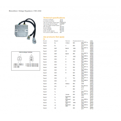 DZE REGULATOR NAPIĘCIA SUZUKI GSXR 600/750 06-18, GSXR1000 07-16, GSF1250, VL800/1500, DL650 13-17, SFV650 GLADIUS, VZ800 05-09,