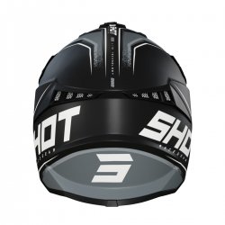 SHOT RACING (2022) KASK MOTO LITE PRISM BLACK WHITE MATT KOLOR CZARNO-BIAŁY ROZMIAR L