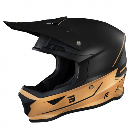 SHOT RACING (2022) KASK MOTO FURIOUS RAW 3.0 BLACK BRONZE MATT KOLOR BRĄZOWY MAT ROZMIAR M