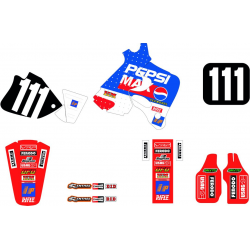 TECNOSEL KOMPLET NAKLEJEK (OKLEIN) HONDA CR 125 '93-'94, CR 250 '92-'94, REPLICA TEAM HONDA PEPSI '94