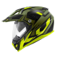 KAPPA 2022/01 KASK KV30 EVO GRAYER DUAL OFF ROAD Z SZYBĄ I BLENDĄ KOLOR ZIELONY (KHAKI) MAT/CZARNY/ZÓŁTY ROZM. M/58