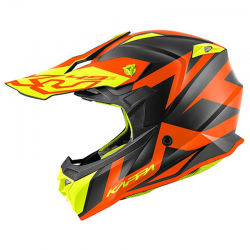 KAPPA 2022/01 KASK KV49 EVO GREAT CROSS KOLOR CZARNY MAT/POMARAŃCZOWY ROZM. S/56