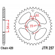 JT 2021/12 ZĘBATKA TYLNA 257 40 HONDA C 50/70 '75-87' (25740JT) (ŁAŃ420) NA ZAMÓWIENIE