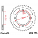 JT 2021/12 ZĘBATKA TYLNA 4306 50 ALUMINIOWA RACELITE HONDA CR 80/85 (430650JTA) (ŁAŃC. 420) KOLOR CZERWONY