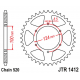 JT 2021/12 ZĘBATKA TYLNA 4466 37 KAWASAKI KXT 250 B1/B2 '86-87' (446637JT) (ŁAŃC.520) NA ZAMÓWIENIE