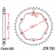 JT 2021/12 ZĘBATKA TYLNA 4522 38 DUCATI MONSTER 1200/S '14-20, PANIGALE 1103 '18, PANIGALE 1199/1299 '12-19, DIAVEL 1198 '11-18