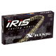 Iris, 525 XR-102 řetěz (102 článků)s X-kroužky (se spojkou), černá barva