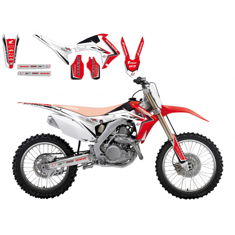 BLACKBIRD KOMPLET NAKLEJEK (OKLEIN) HONDA CRF 450R '13-'16, CRF 250R '14-'17 LINEAR