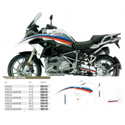 BLACKBIRD KOMPLET NAKLEJEK (OKLEIN) BMW R 1200GS ADVENTURE '14-'18 (CLASSIC LINE)