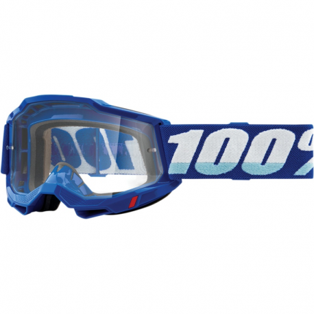 100 PROCENT (2022) FA20 ACCURI 2 GOGGLE BLUE - CLEAR LENS GOGLE ACCURI 2 KOLOR NIEBIESKI SZYBKA PRZEŹROCZYSTA STARY KOD: 50221-1