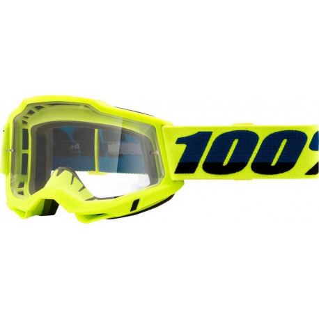 100 PROCENT (2022) GOGLE ACCURI 2 OTG GOGGLE YELLOW - CLEAR LENS GOGLE ACCURI 2 OTG KOLOR ŻÓŁTY SZYBA PRZEŹROCZYSTA STARY KOD: 5