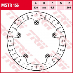 TRW LUCAS ZF TARCZA HAMULCOWA PRZÓD BMW F 800R '15-, S 1000XR '15-'19, R-NINE T '13-, R 1200R/RT '13-'18, R 1250R/RT '19-, (320X