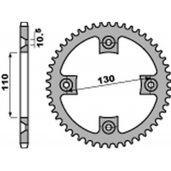 PBR 2022/03 ZĘBATKA TYLNA 4349 39 C45 HONDA TRX 300 '93-'07 (JTR1350.39) (ŁAŃC. 520) (STD.+1)