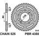 PBR 2022/03 ZĘBATKA TYLNA 4350 43 C45 HONDA CB 500 '94-'03, CB 750 '91-'03, VT 600 SHADOW '90-'04 (JTR1332.43) (ŁAŃC. 525)