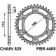 PBR 2022/03 ZĘBATKA TYLNA 4405 43 C45 HONDA CBR 600RR '03-'15, CBR 600F '01-'19, CBR 1000RR '17-'20 (JTR1307.43) (ŁAŃC. 525) JTR