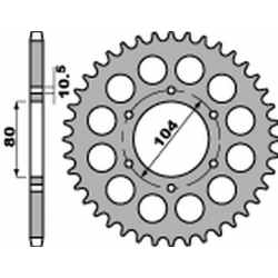 PBR 2022/03 ZĘBATKA TYLNA 488 43 C45 KAWASAKI ZX 750R NINJA, ZRX 1200 '01-'06, ZX-12 '00-'06, ZZ-R 1200 '02-'04, ZX-9R '94-'01 (