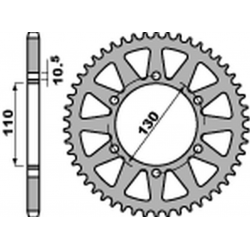 PBR 2022/03 ZĘBATKA TYLNA 504 45 C45 KAWASAKI EL 250 NINJA '88-'02, 250R NINJA '07-'15, YAMAHA YZF-R1 '98-'05 (JTR486.45) (ŁAŃC.