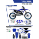 UFO 2022/06 KOMPLET PLASTIKÓW PLUS KOMPLET NAKLEJEK (OKLEIN) YAMAHA YZ 125 '22 STOKES KOLOR OEM (NIEBIESKI/CZARNY/BIAŁY)