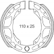 BRENTA SZCZĘKI HAMULCOWE DAELIM/HONDA/KYMCO/PEUGEOT/SYM (110x25mm)