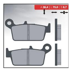 BRENTA KLOCKI HAMULCOWE KH131 SPIEK METALICZNY (ZŁOTE)