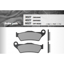 BRENTA KLOCKI HAMULCOWE KH181 SPIEK METALICZNY (ZŁOTE) OFF ROAD ZACISK BREMBO PRZÓD NP. KTM SX/EXC