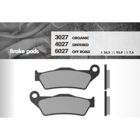 BRENTA KLOCKI HAMULCOWE KH181 SPIEK METALICZNY (ZŁOTE) OFF ROAD ZACISK BREMBO PRZÓD NP. KTM SX/EXC