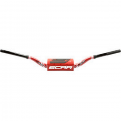 SCAR RACING KIEROWNICA 28,6MM MODEL RC BEND KOLOR CZERWONY/CZARNY GĄBKA KOLOR CZERWONY/CZARNY/BIAŁY