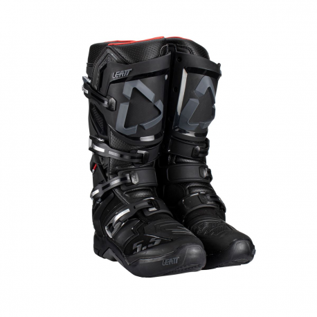 LEATT (NOWOŚĆ 2023) BUTY CROSS 5.5 FLEXLOCK BOOTS BLACK KOLOR CZARNY ROZMIAR 48 / 31.5 cm