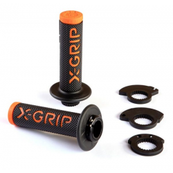 X-GRIP MANETKI BRAAAAP GRIPS ORANGE KOLOR POMARAŃCZOWY Z ADAPTEREM ROLGAZU