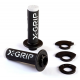 X-GRIP MANETKI BRAAAAP GRIPS WHITE KOLOR BIAŁY Z ADAPTEREM ROLGAZU