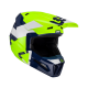 LEATT (NOWOŚĆ 2023) KASK MOTO 2.5 V23 HELMET LIME KOLOR ŻÓŁTY FLUO/GRANATOWY/BIAŁY ROZMIAR M (57-58 cm)