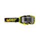 LEATT (NOWOŚĆ 2023) GOGLE VELOCITY 5.5 GOGGLE TIGER LIGHT GREY 58% - KOLOR ŻÓŁTY FLUO/CZARNY SZYBKA DYMIONE LUSTRO SZARA