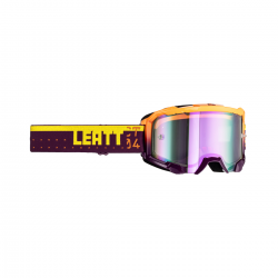 LEATT (NOWOŚĆ 2023) GOGLE VELOCITY 4.5 IRIZ GOGGLE ROYAL PURPLE 78% - KOLOR GRANATOWY/CZERWONY/BIAŁY SZYBKA LUSTRZANA FIOLETOWA