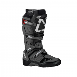 LEATT (NOWOŚĆ 2023) BUTY CROSS 4.5 HYDRADRI BOOTS GRAPHENE KOLOR CZARNY ROZMIAR 40.5 / 25.5 cm