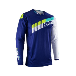 LEATT (NOWOŚĆ 2023) KOSZULKA MOTO 4.5 LITE JERSEY BLUE KOLOR GRANATOWY/BIAŁY ROZMIAR XL