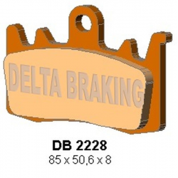 DELTA BRAKING 2022/06 KLOCKI HAMULCOWE PRZÓD KH630 APRILIA TUONO 1000/1100 '13-'16, CAPONORD 1200 '13-'17, BMW F 800/900R '15-'2